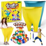 Granny Pants Yard Game Set – Fun Outdoor Tossing Game with Bouncy Balls & Air Pump | Hilarious Family & Party Game for Adults & Kids
